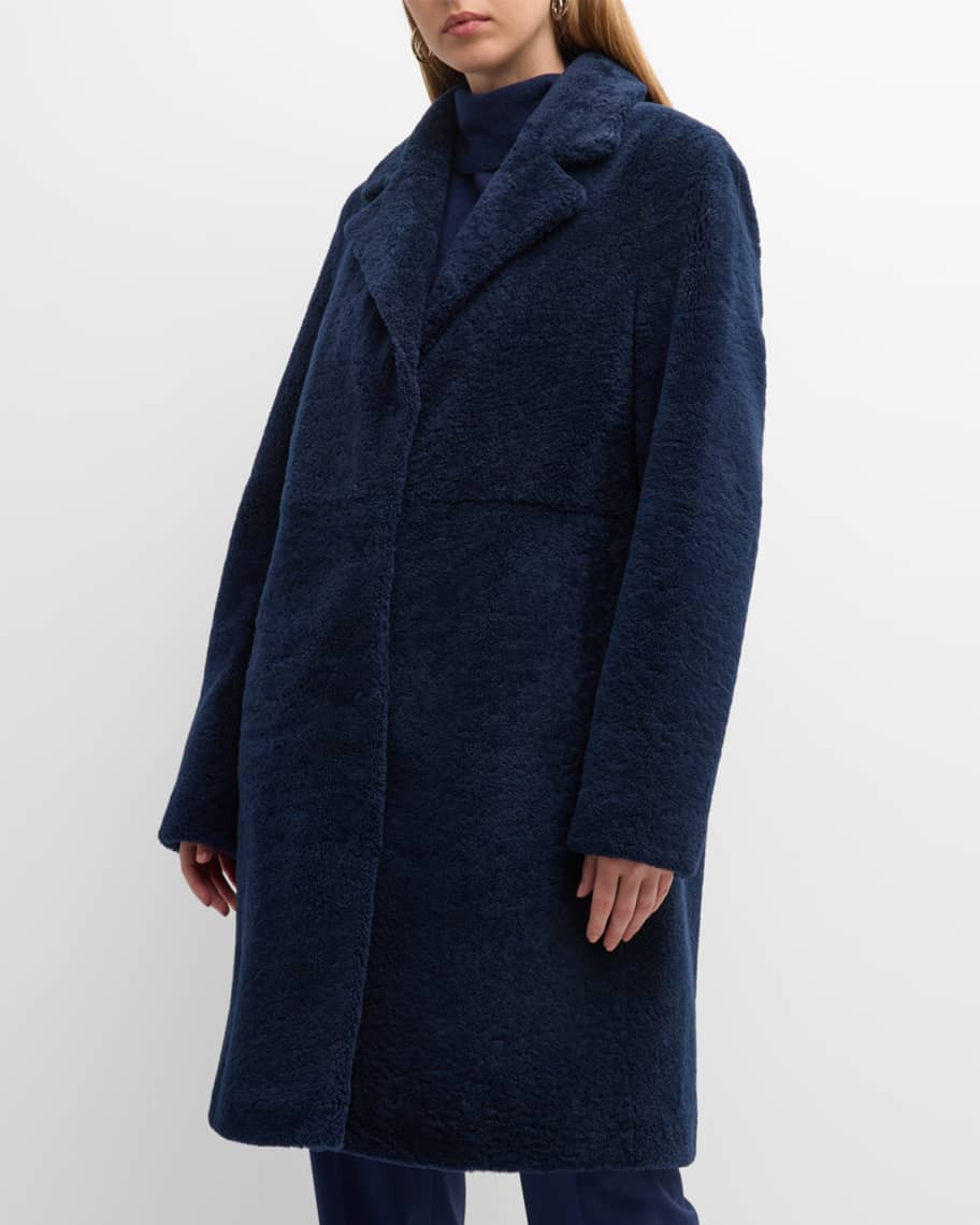 Kobi Halperin Corwin Snap-Front Shearling Coat | Neiman Marcus