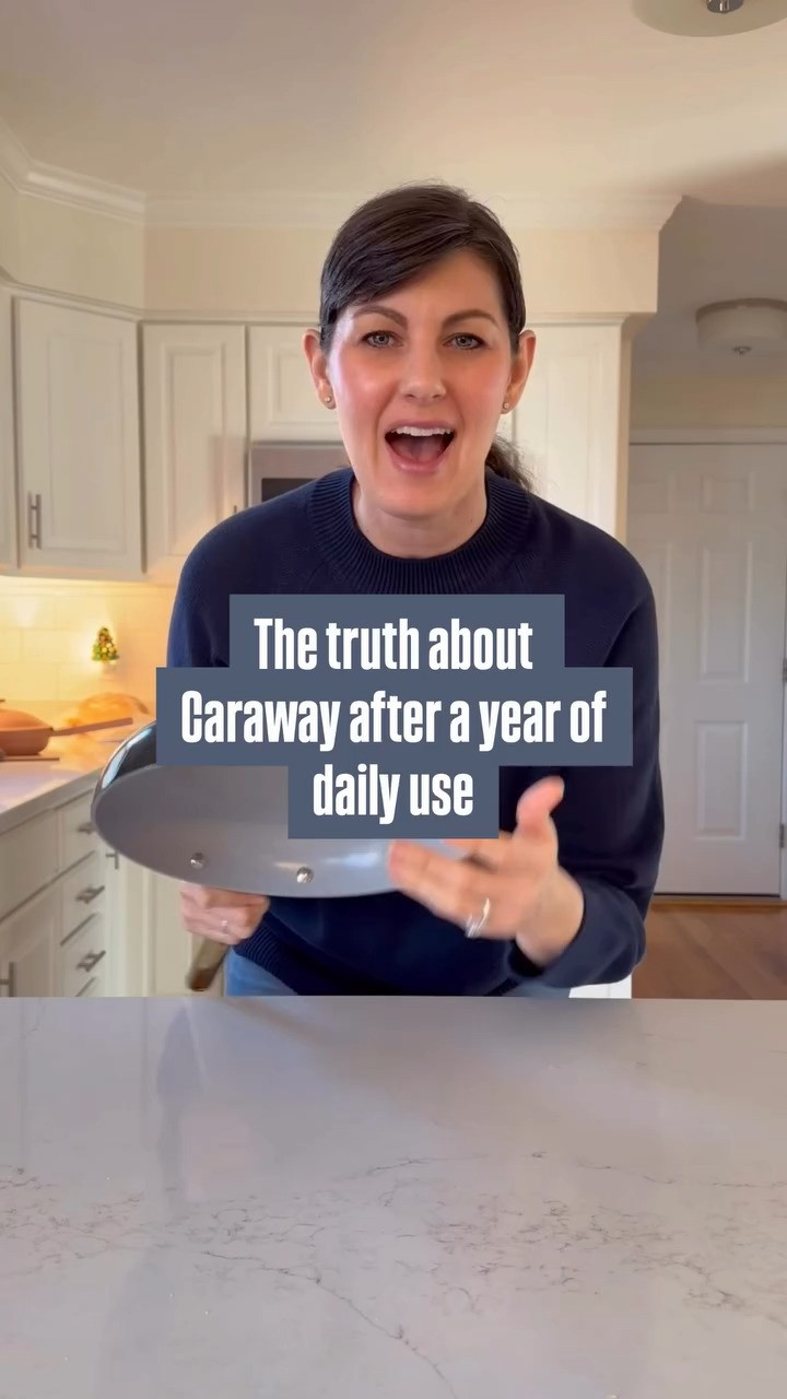 Caraway has been cooking my family's food since the day it arrived on my porch. I have never looked back. This set shown in this video is the same that I use daily for over a year. 

 #LTKstorytime #LTKfoodie #LTKHome