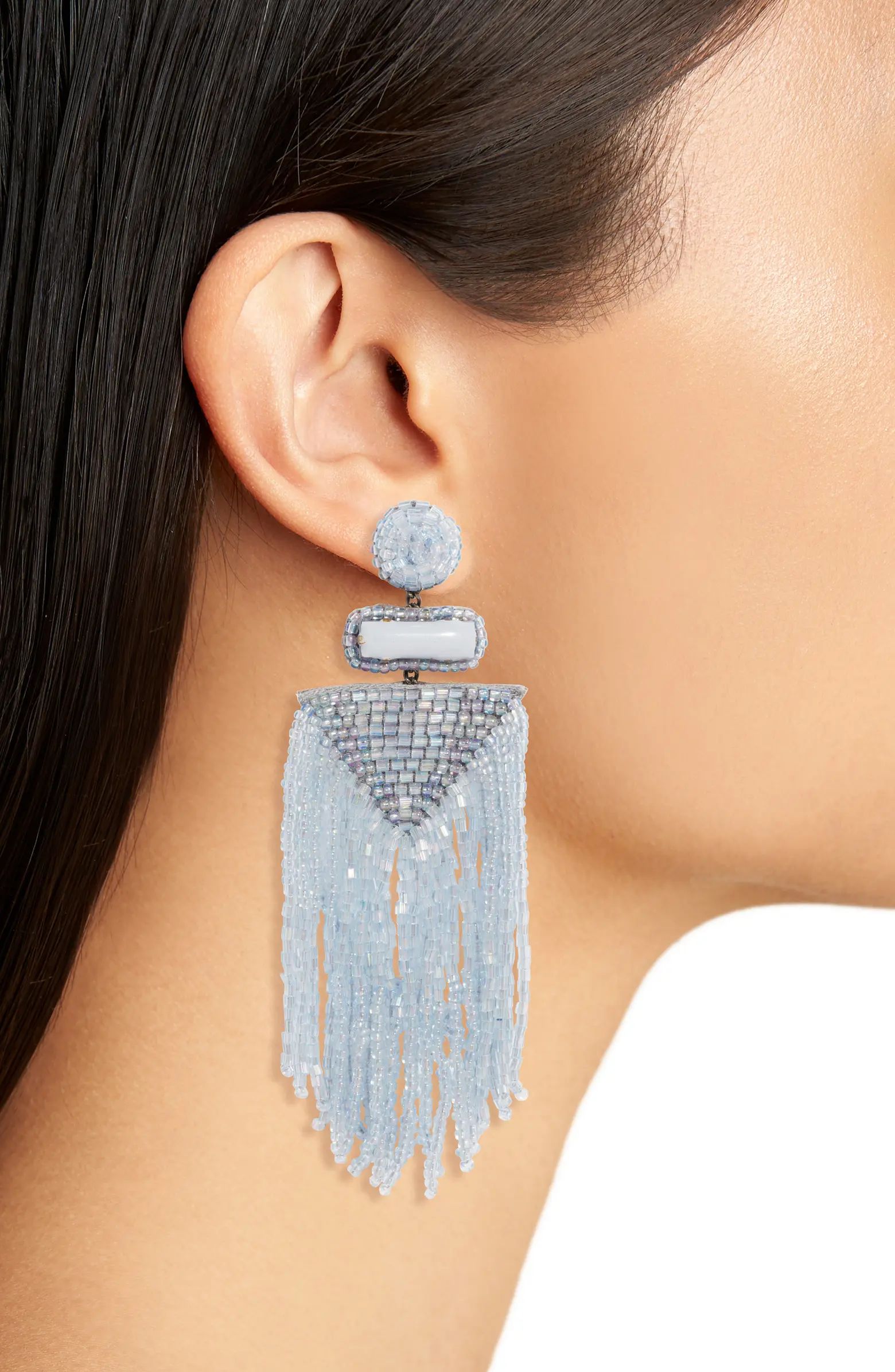 Deepa Gurnani Jody Beaded Tassel Earrings | Nordstrom | Nordstrom