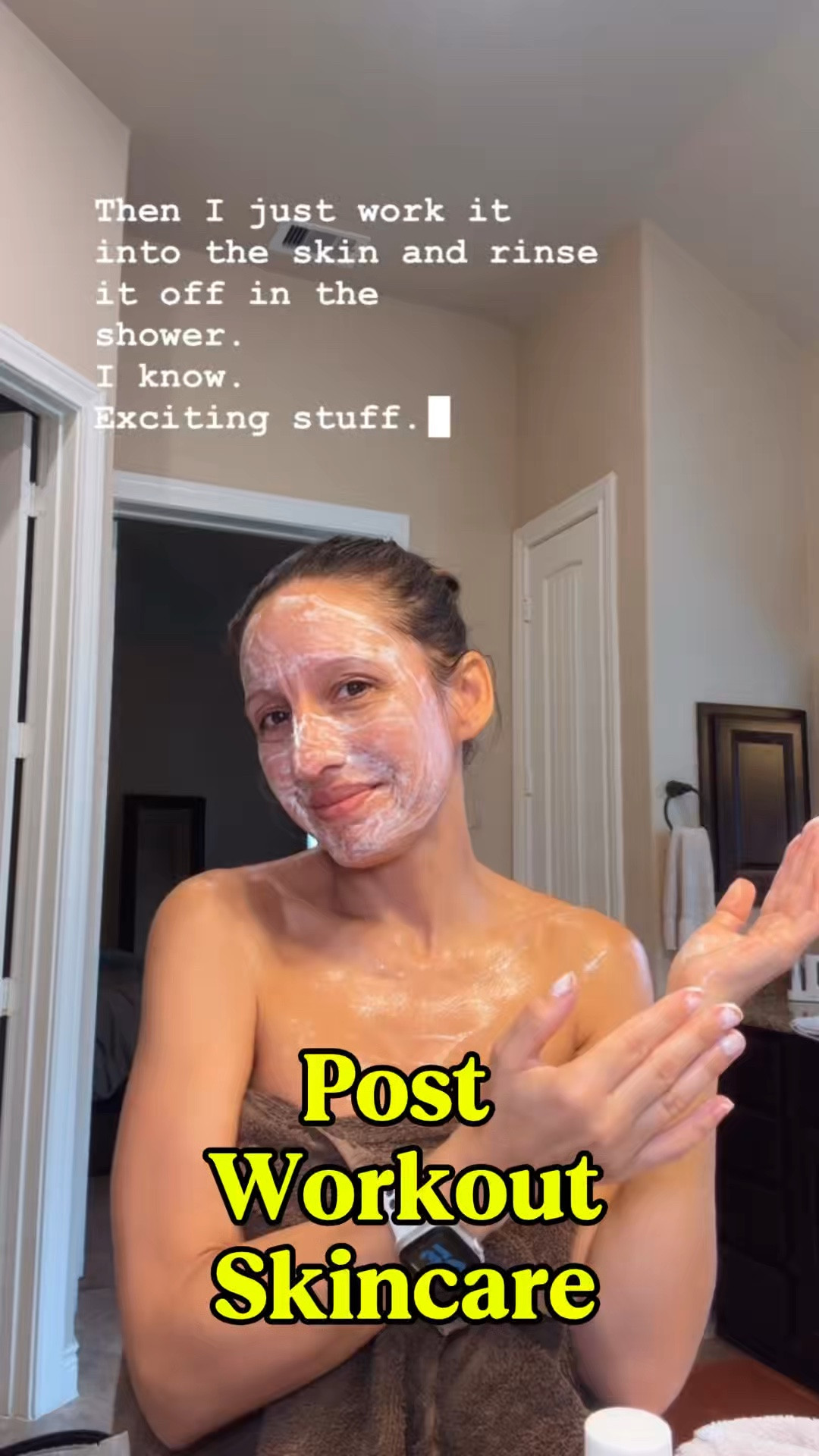 Post Workout Skincare
I swear by these steps to keep as many breakouts as possible away from coming. 
-First I cleanse with Centella light cleansing oil. This really helps to break the oil down. I know sounds weird but it helps. 
-Next Bioderma Micellar Water. 
-I give my skin a minute to breathe. 
While that’s going on Cerave for the body. This has benzoyl peroxide so don’t wear anything you love. It inevitably gets bleached. 
-last Prequel Gleanser. I put this on work it in my skin, let it sit for 3 ish minutes and rinse in the shower. 
And that’s it. 
Easy and it works. 
I have acne prone skin.

#LTKmorningroutine #LTKOver40 #LTKBeauty