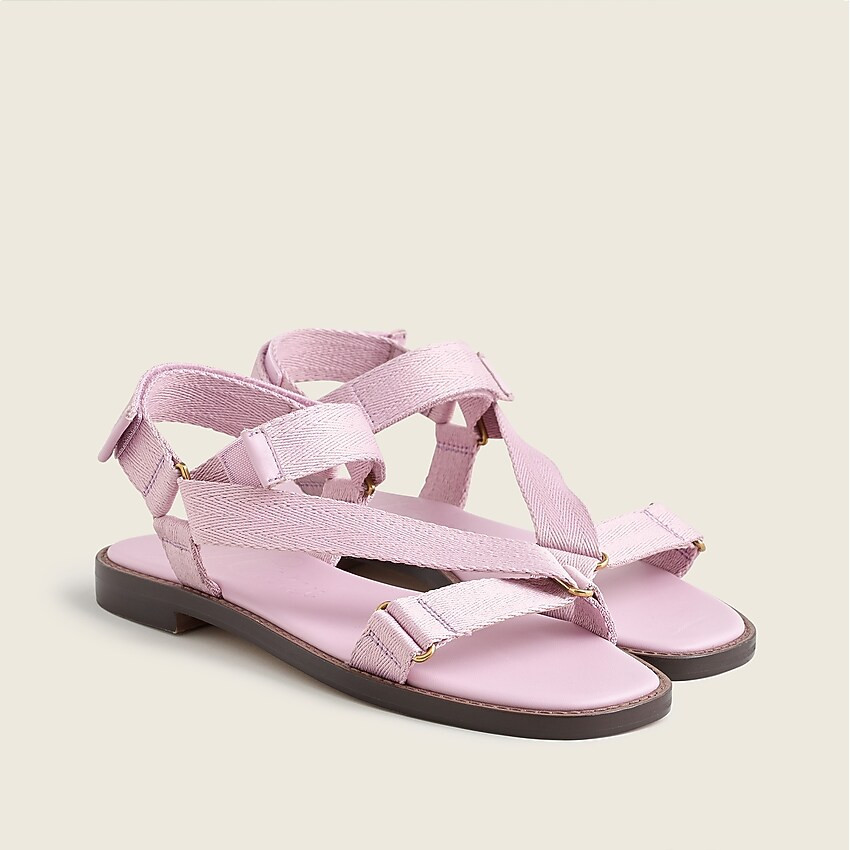 Canvas sporty strap sandals | J. Crew US