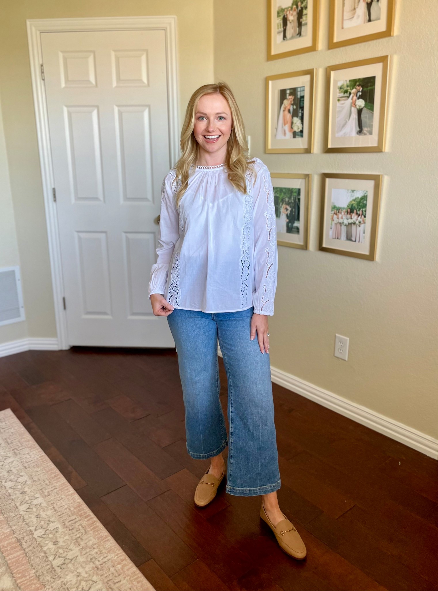 Another pretty white cotton top for spring! The subtle embroidery is so pretty! Wearing an XS regular 

#LTKSeasonal #LTKPetite #LTKStyleTip
