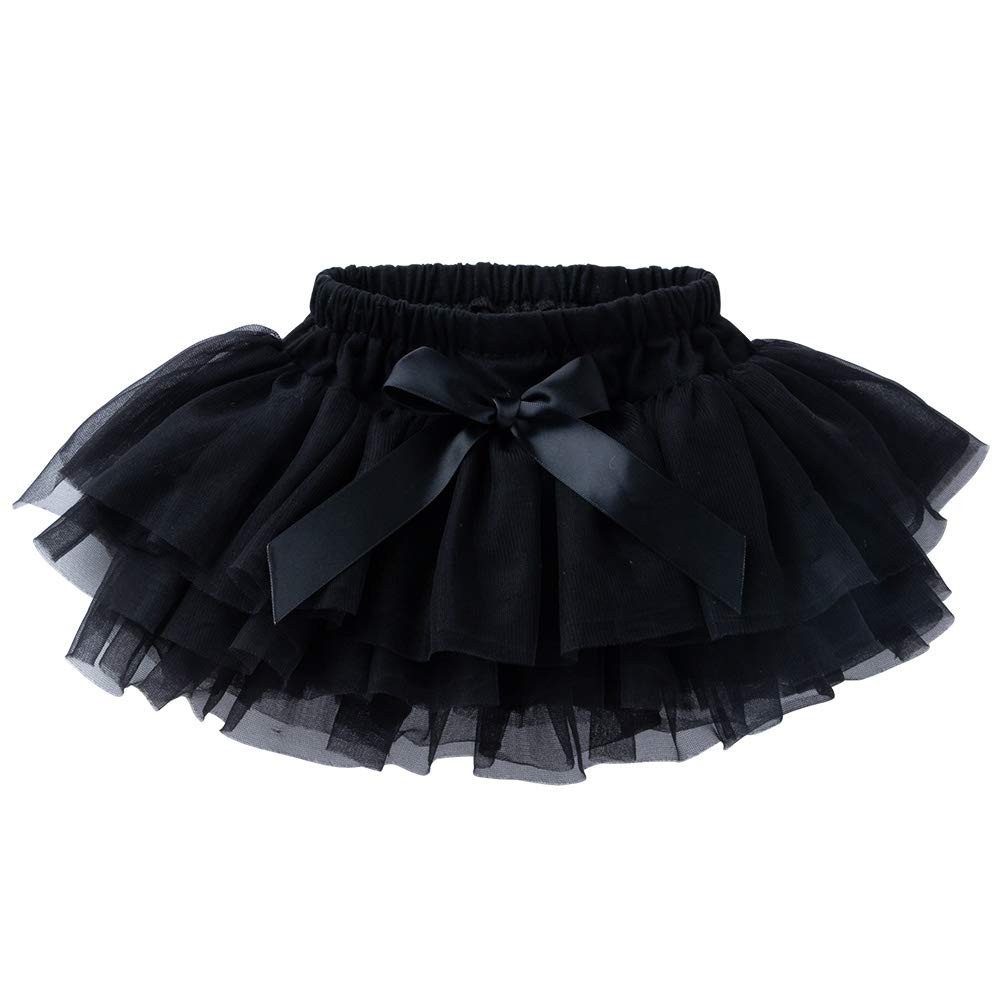 Anbaby Baby Girls Soft Tutu Skirt Toddler Ruffled Pants Diaper Cover | Amazon (US)