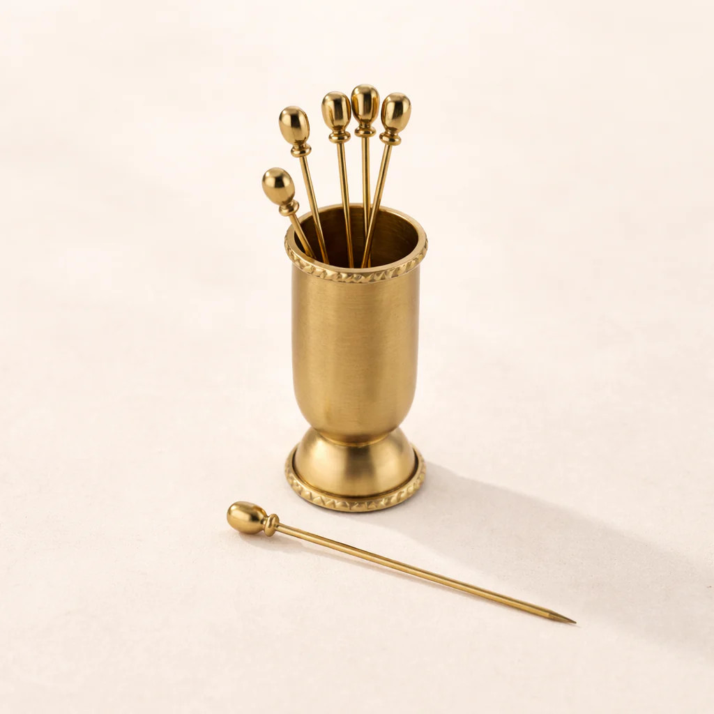 Bronze Cocktail Pick Set | By Luxe B Co. | luxe bCO