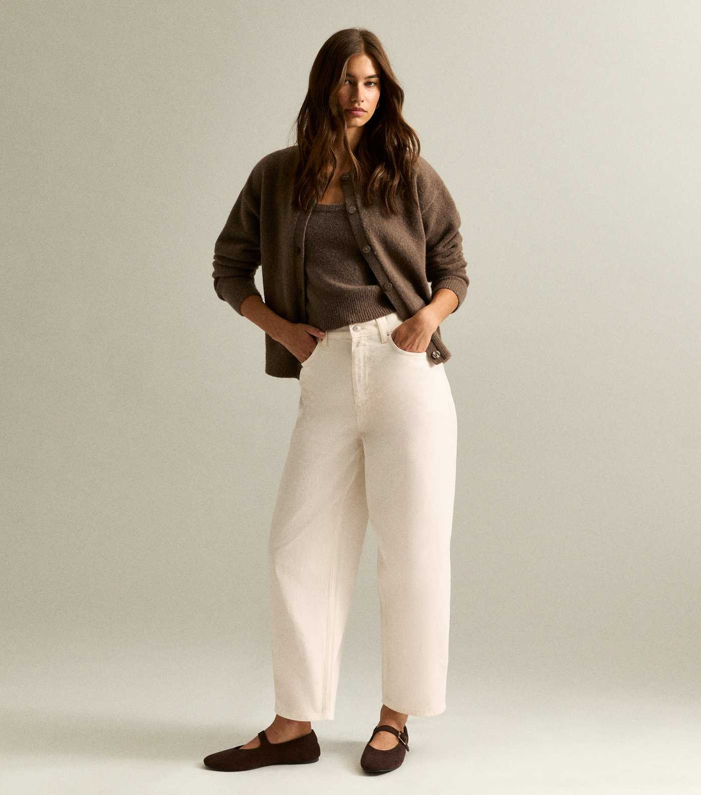 Off White Barrel Leg Denim Jean | New Look | New Look (UK)