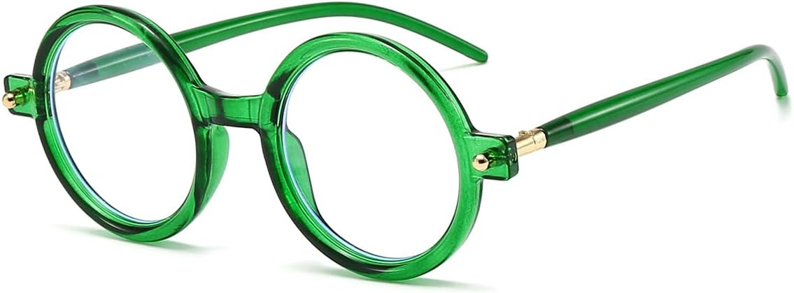 JOVAKIT Retro Round Blue Light Glasses for Women Men Fashion 90s Round Frame Glasses Style Comput... | Amazon (US)