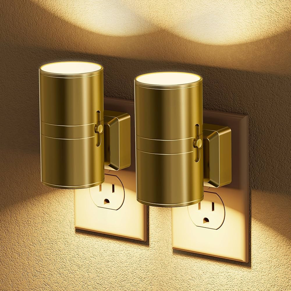 JandCase Night Light, LED Night Lights Plug into Wall, 2 Pack Automatic Nightlight with Light Sen... | Amazon (US)