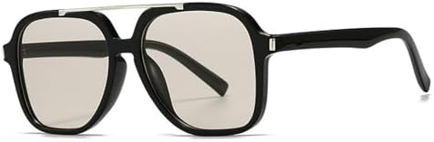 Fashion Pilot Sunglasses Women Retro Square Sunglasses Female Double Bridge 70s Shades UV Protect... | Amazon (US)