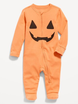 Unisex 2-Way-Zip Sleep & Play Footed One-Piece for Baby | Old Navy (US)