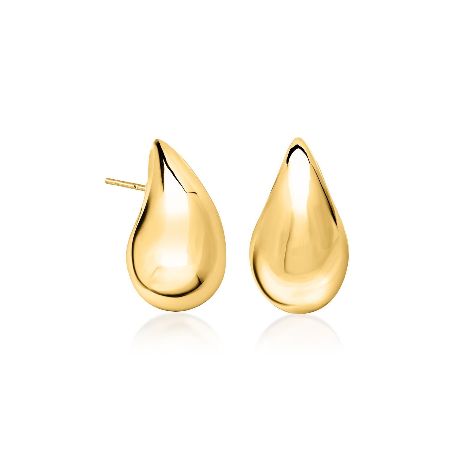 14kt Yellow Gold Teardrop Earrings | Ross-Simons
