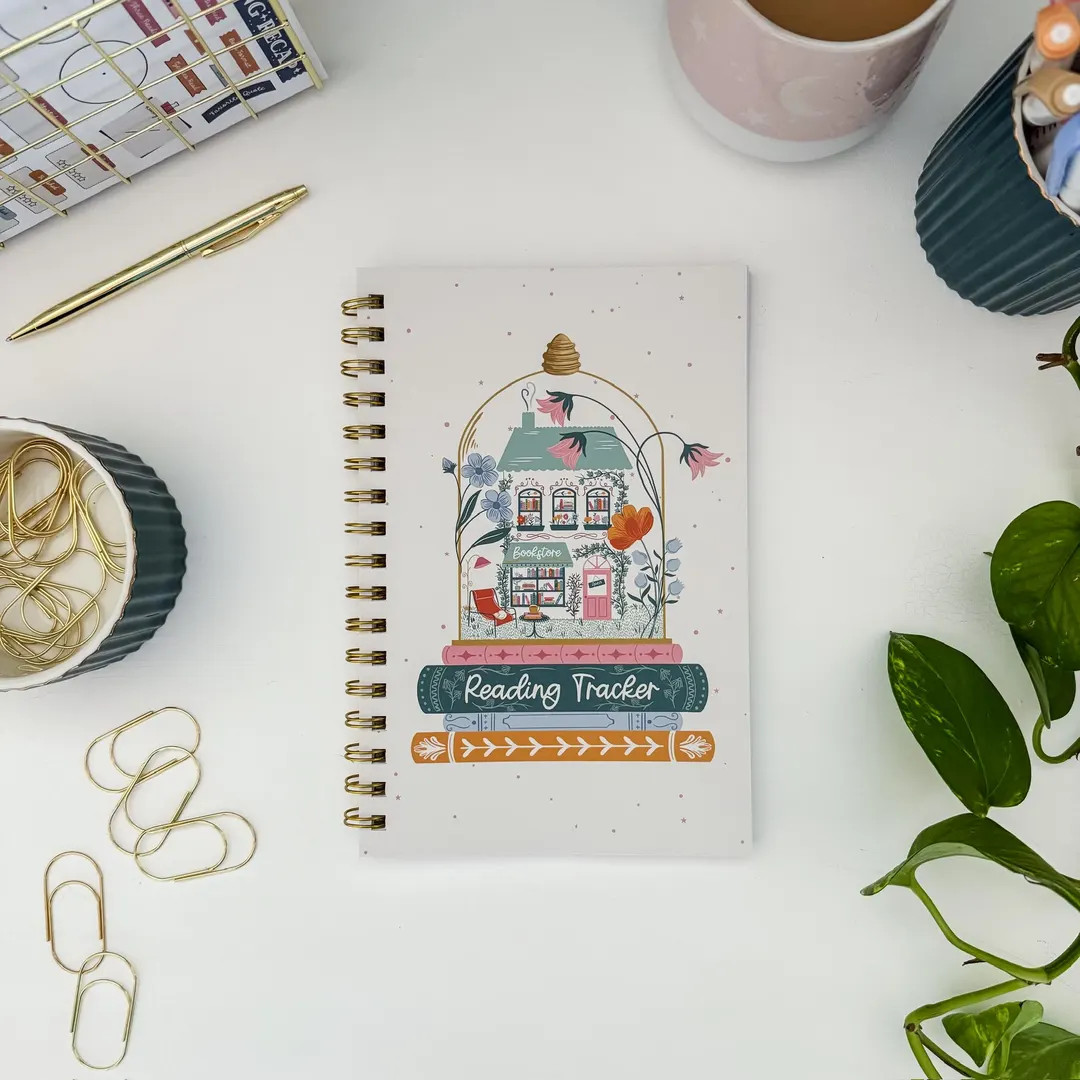Whimsical Bookshop Reading Journal, Undated Book Tracker, Book Lover Gift - Etsy | Etsy (US)