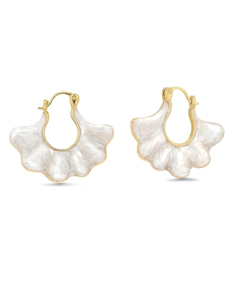 Statement Earrings for Women, Gold Dangle Earrings, Gold Statement Earrings, Pearl Earrings, Gold... | Amazon (US)