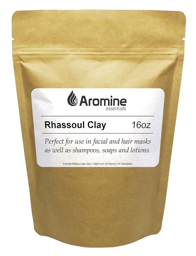 Rhassoul Clay Powder 16oz Moroccan Ghassoul Clay | Amazon (US)