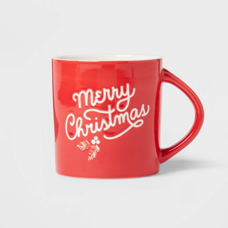 16oz Stoneware Merry Christmas Mug - Wondershop™ | Target