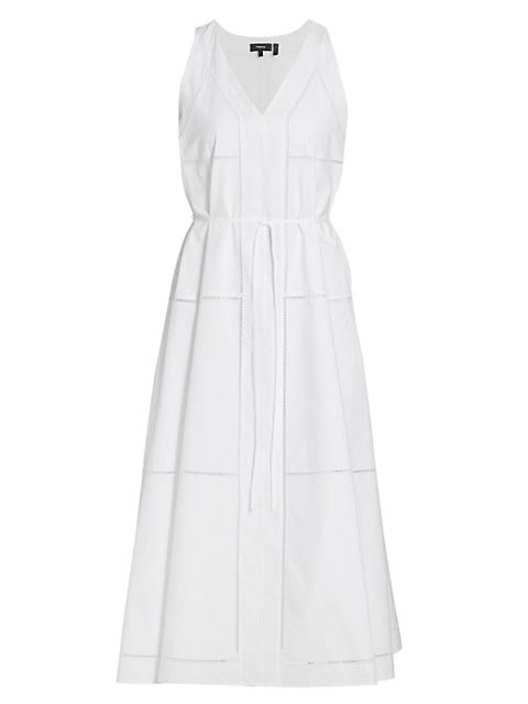 Sleeveless Eyelet Ladder Day Dress | Saks Fifth Avenue