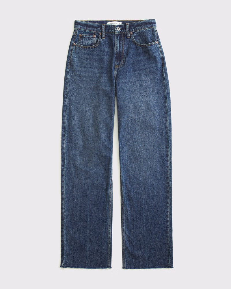 Women's High Rise Loose Jean | Women's Bottoms | Abercrombie.com | Abercrombie & Fitch (US)
