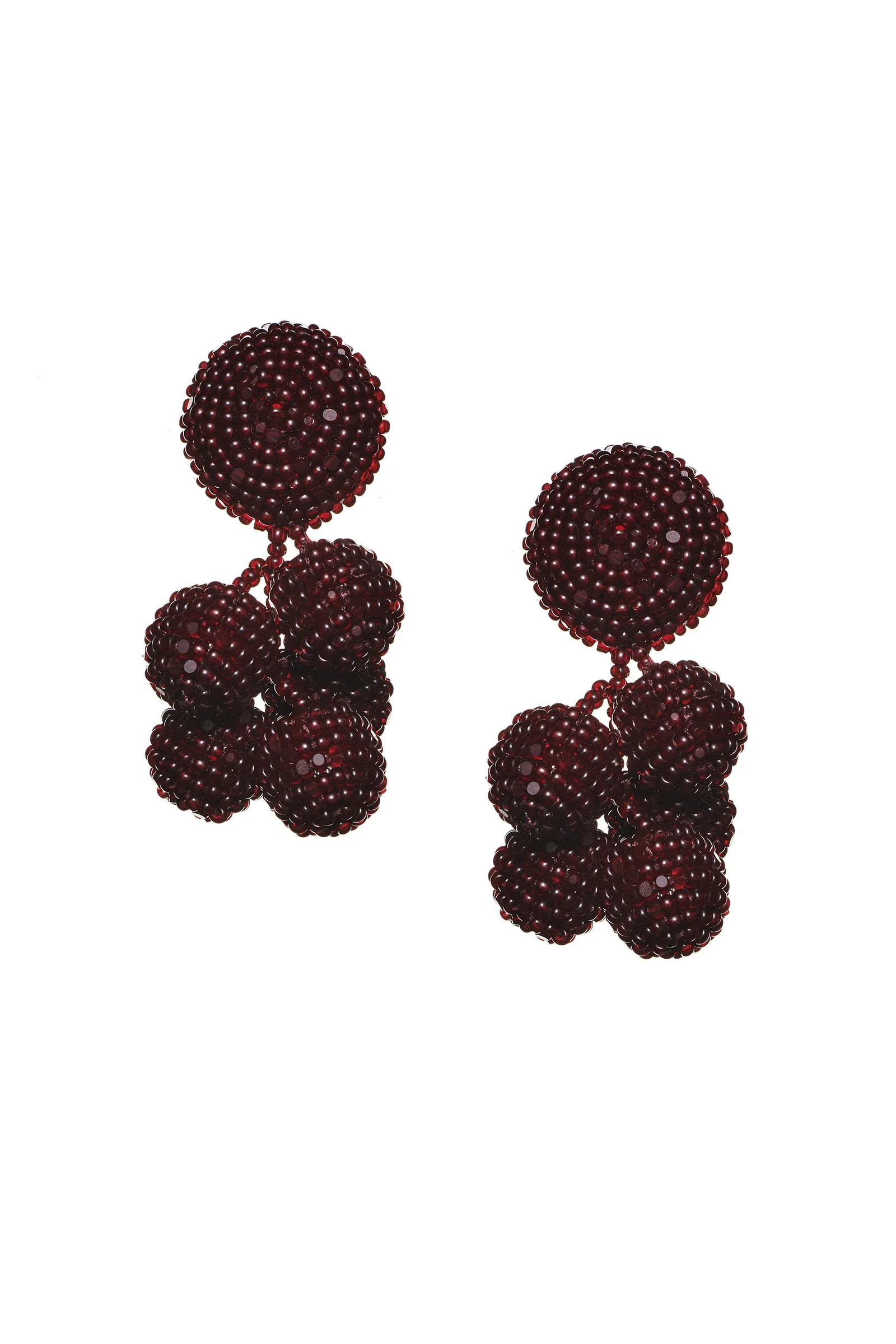 Mini Coconuts Earrings - Faceted Beads | Sachin and Babi