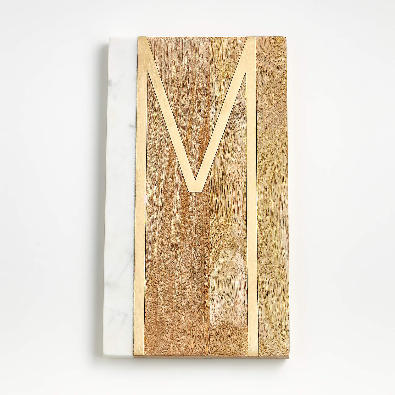 "S" Monogrammed Serving Board + Reviews | Crate & Barrel | Crate & Barrel
