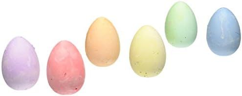 Direct Exchange Easter Egg Sidewalk Chalk - 6 Pack | Amazon (US)