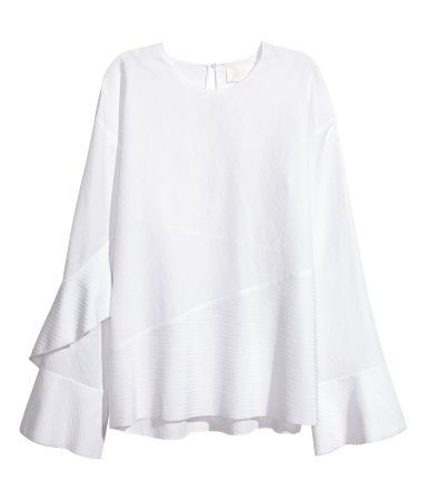 H&M Silk-blend Blouse $59.99 | H&M (US)