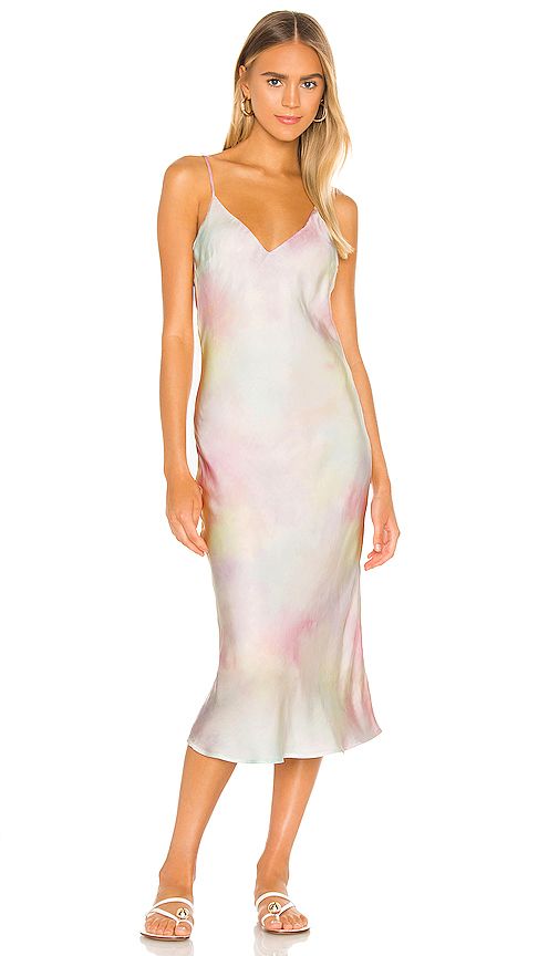 Cali Dreaming Vaea Slip Dress in Candy - White. Size XS (also in L,M,S). | Revolve Clothing (Global)