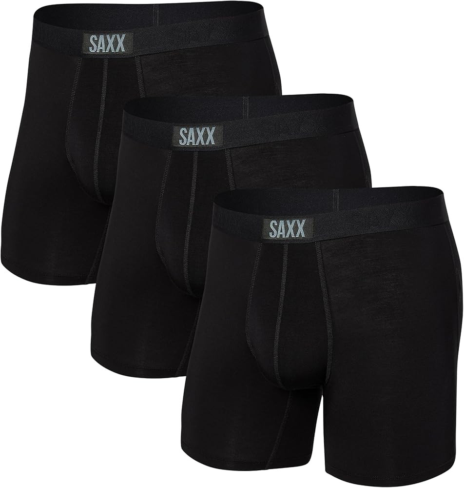 SAXX Underwear Co. Men's Underwear with Pouch Vibe Super Soft Boxer Brief 3Pk | Amazon (CA)