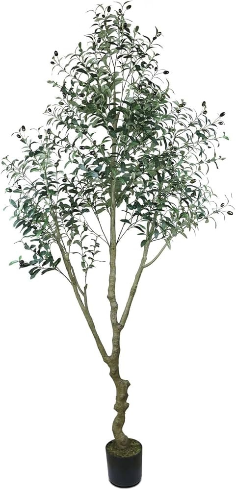 HaiSpring Artificial Olive Tree 7ft (84'') Tall Fake Plants Suitable for Modern Living Rooms Home... | Amazon (US)