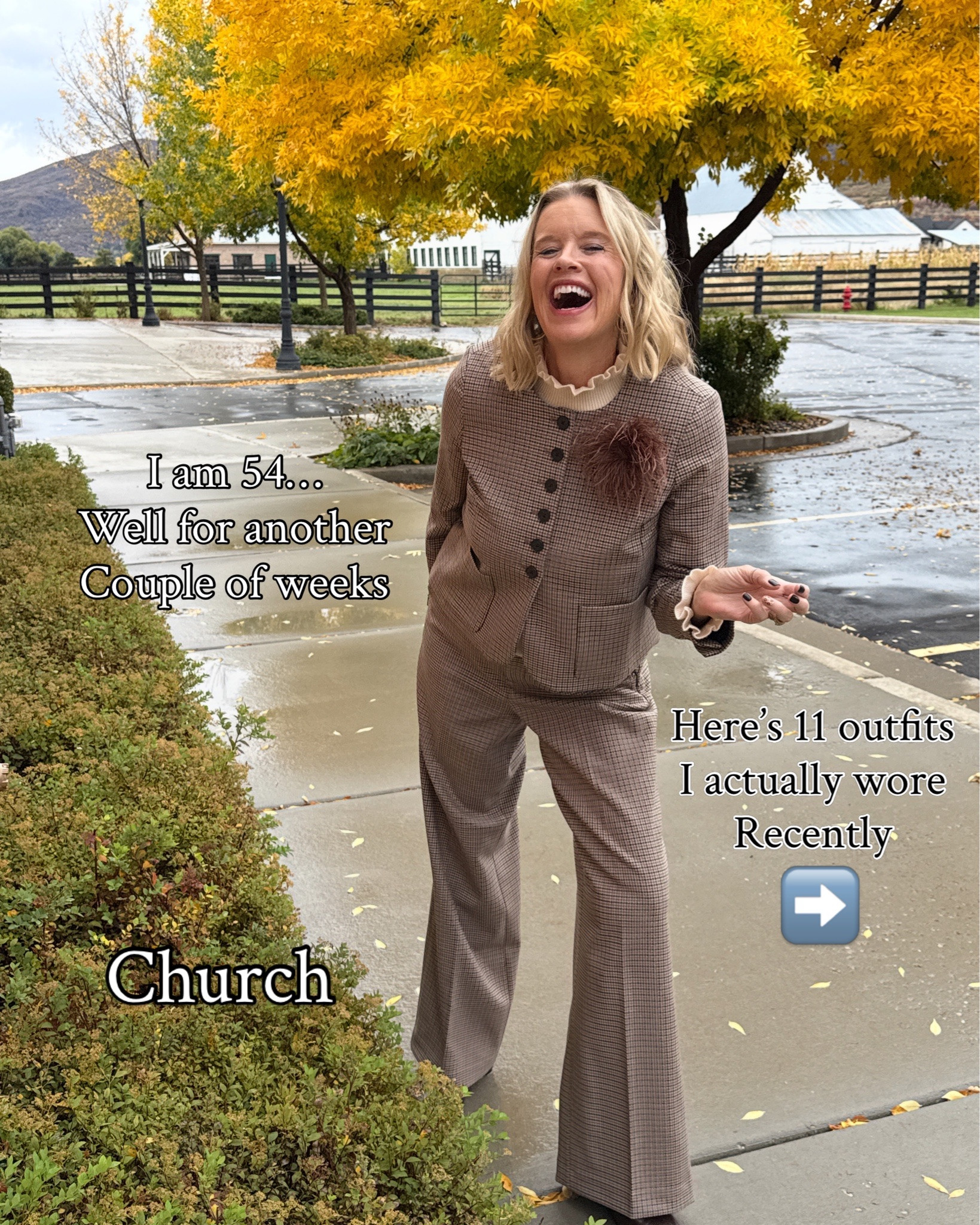 Happy Fall🍂

I am 54…”well for another week and a half 🤣”

11 Fall outfits I’ve actually worn in the last several days!

Which one is your favorite?
1-2-3-4-5-6-7-8-9-10-11
