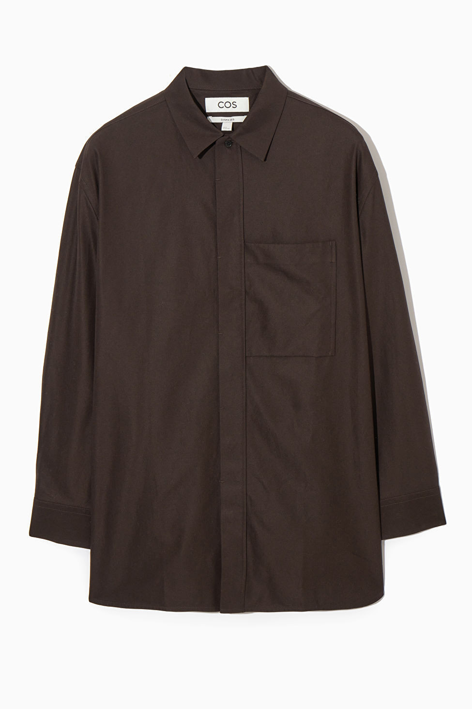 OVERSIZED COTTON-TWILL SHIRT | COS UK