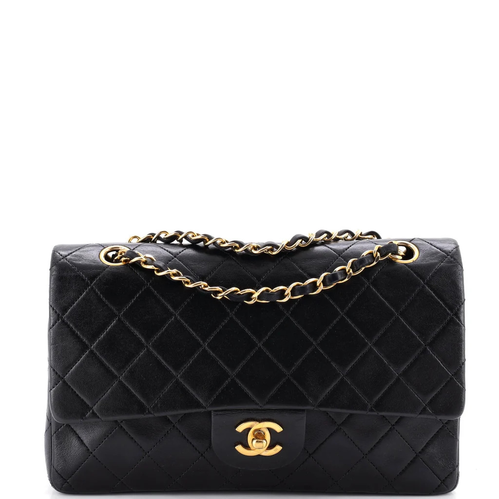 Vintage Classic Double Flap Bag Quilted Lambskin Medium | Rebag