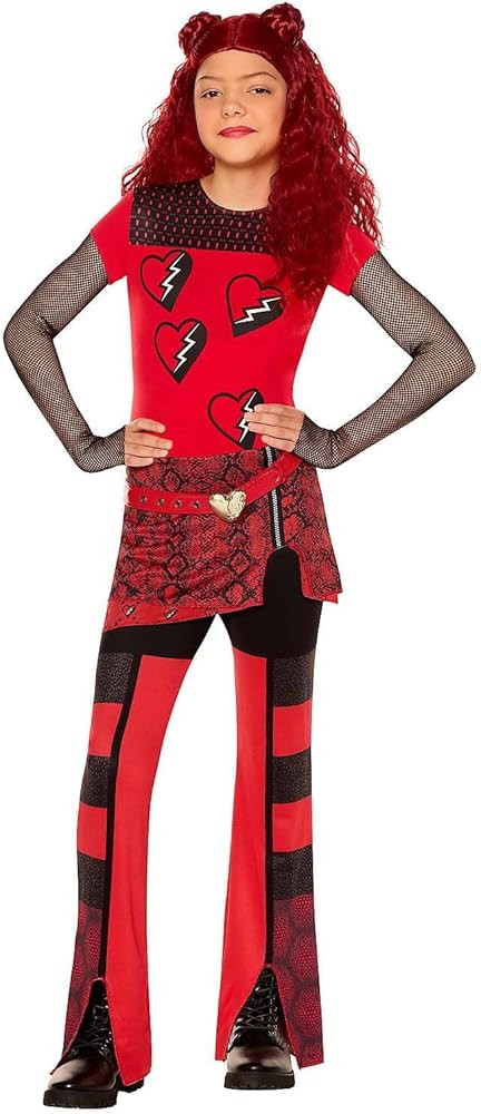 Spirit Halloween Descendants: The Rise of Red Red Jumpsuit Costume | Officially Licensed | Descen... | Amazon (US)