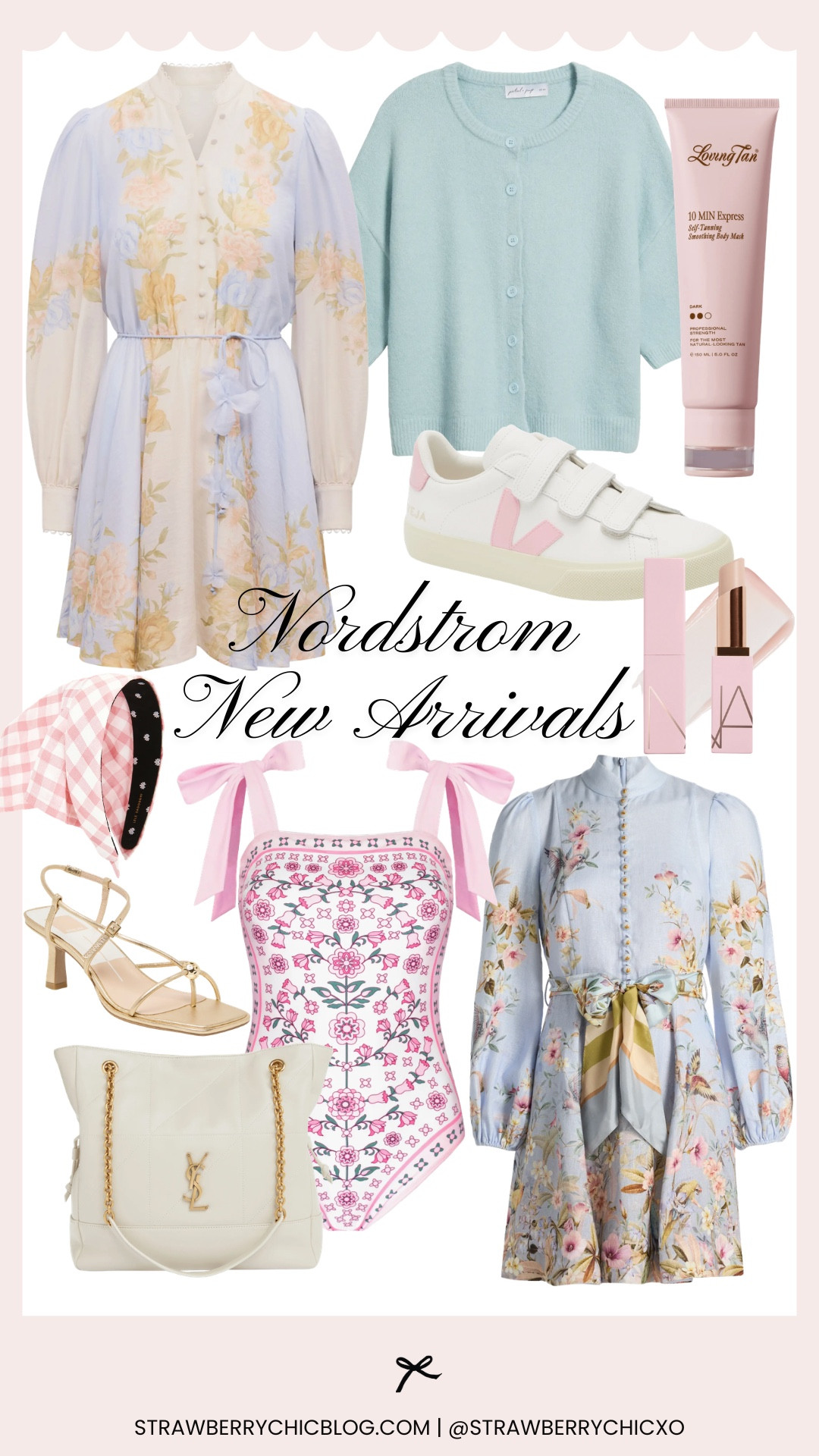 The prettiest Nordstrom new arrivals for spring! 

Spring fashion // spring finds // light spring outfits // pretty dresses // modest swimsuit // one piece swimsuit 