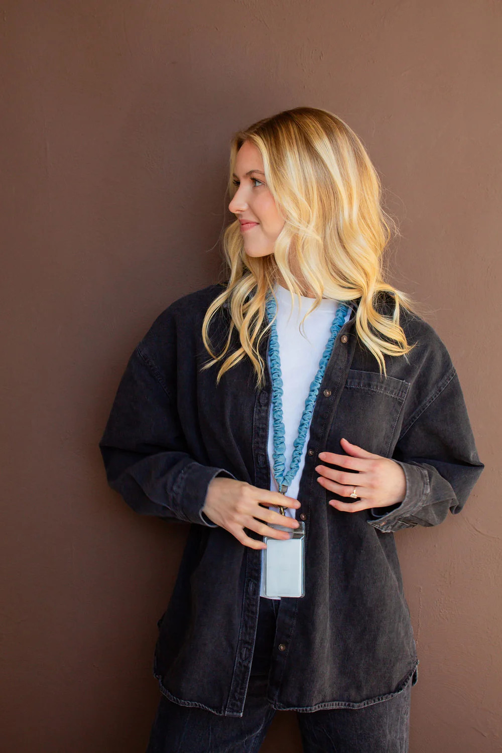 **PREORDER** Baby Blue Jean Lanyard | Shop Andi