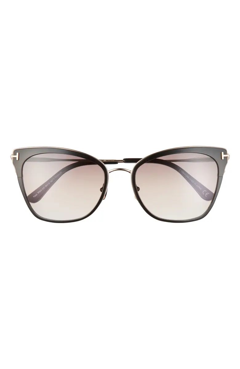 Tom Ford Faryn 56mm Cat Eye Sunglasses | Nordstrom | Nordstrom