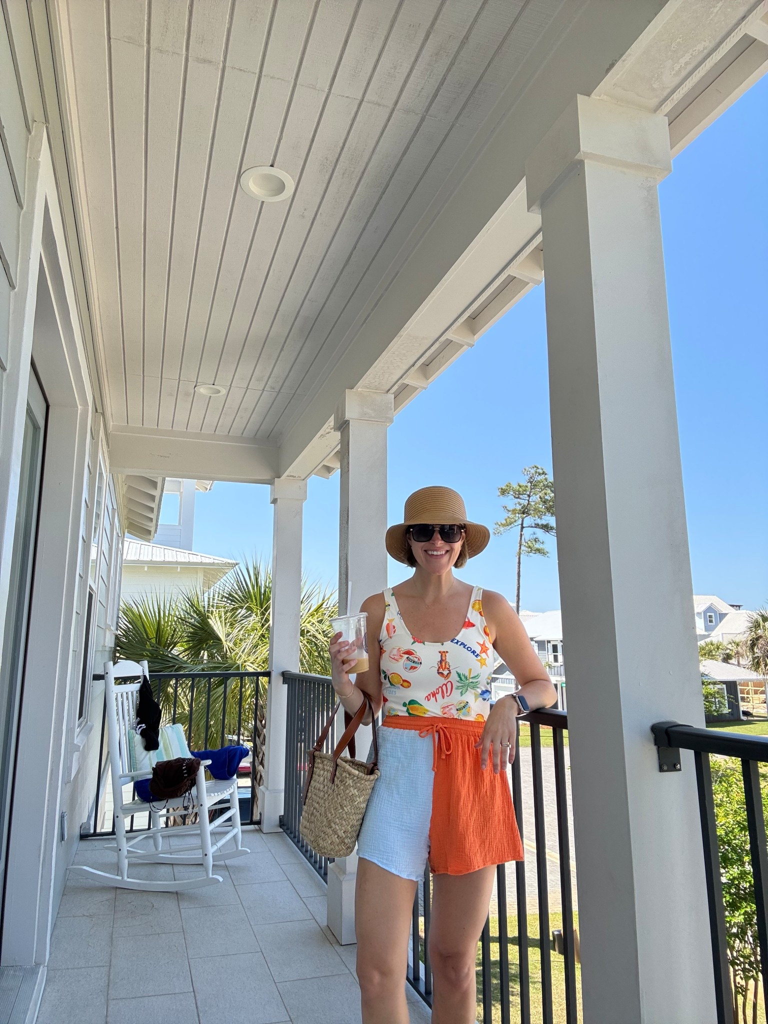 Final beach/pool day before heading home. Love this fun suit & it’s only $20 right now! 

Wearing medium in suit & cover up 

#LTKSeasonal #LTKSwim #LTKSaleAlert