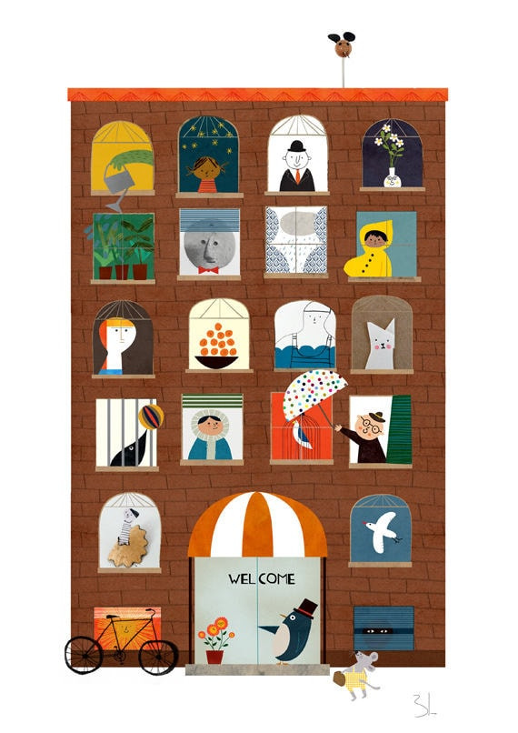 Magic Hotel Print - Etsy | Etsy (US)