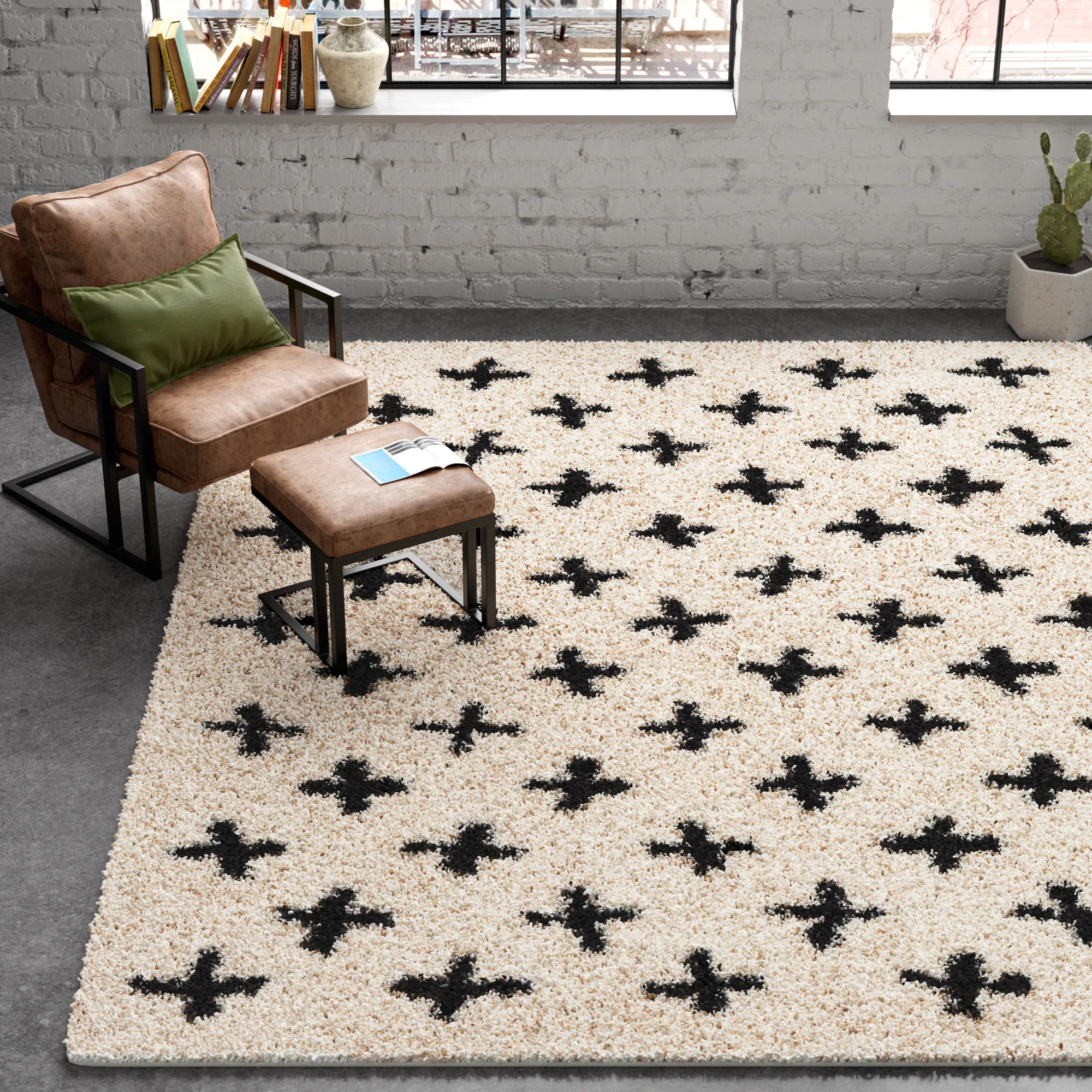 Hilary Geometric Indoor Rug | Wayfair North America