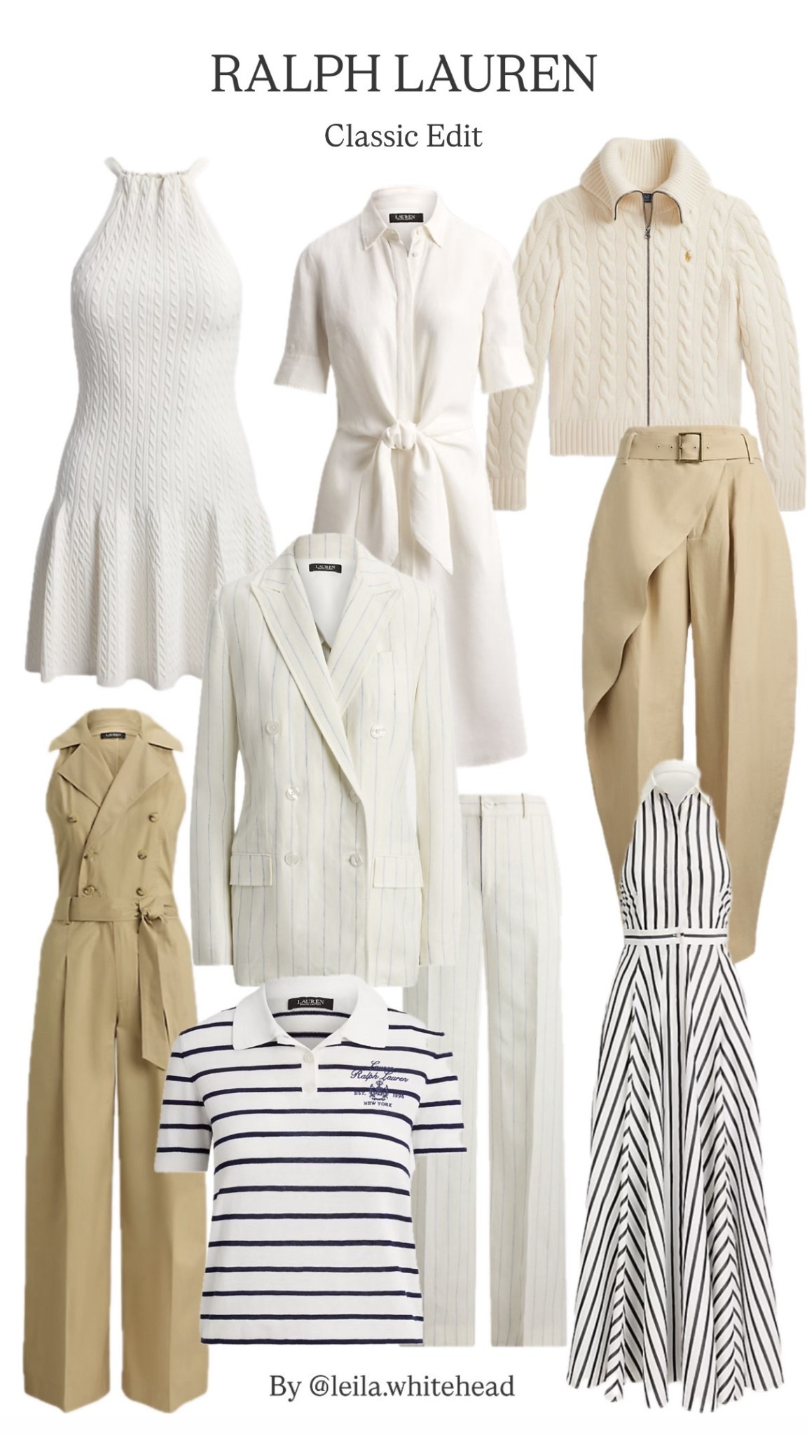 You can always rely on #ralphlauren for understated classic pieces which will never date - linking some elegant pieces which can be worn throughout the year and flatter all shapes and sizess

#LTKluxury #LTKeurope #LTKuk