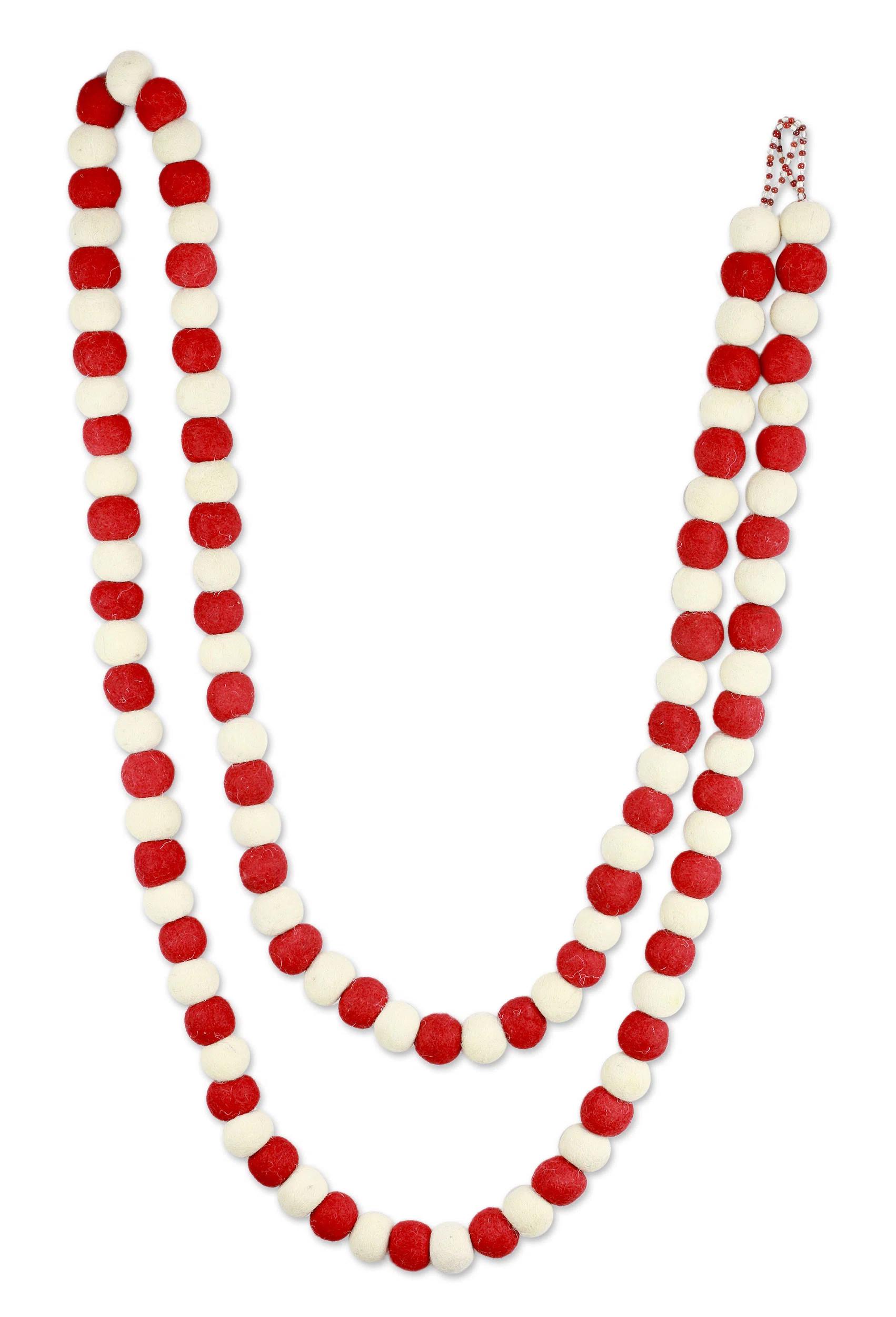 Fabric 109'' Candy Canes Novelty Garland Garland | Wayfair North America