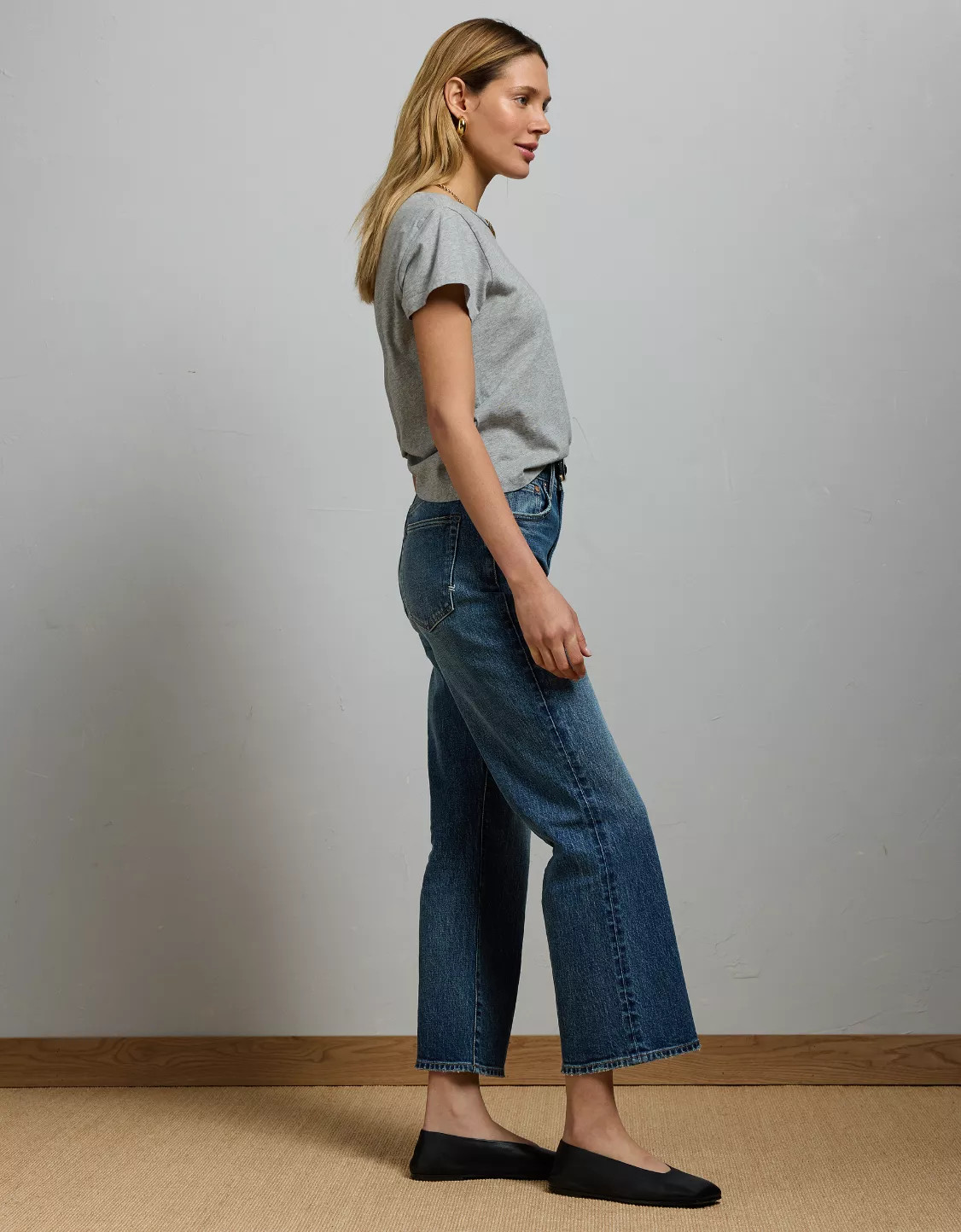 AE77 Premium Bootcut Crop Jean | American Eagle Outfitters (US & CA)