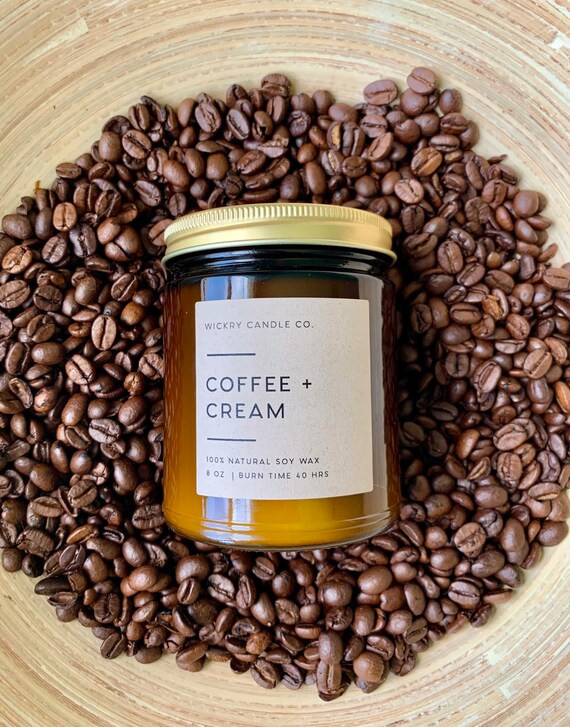 Coffee  Cream Soy Candle Espresso Candle Fresh Brewed | Etsy | Etsy (US)