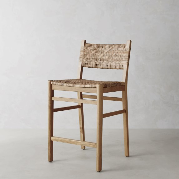 Sullivan Woven Dining Counter Stool | Williams-Sonoma