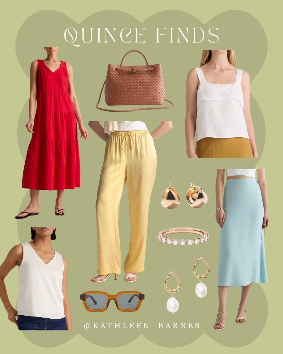 A few summer picks from Quince — how fun are these yellow silk pants!  

#LTKFindsUnder100 #LTKSeasonal
