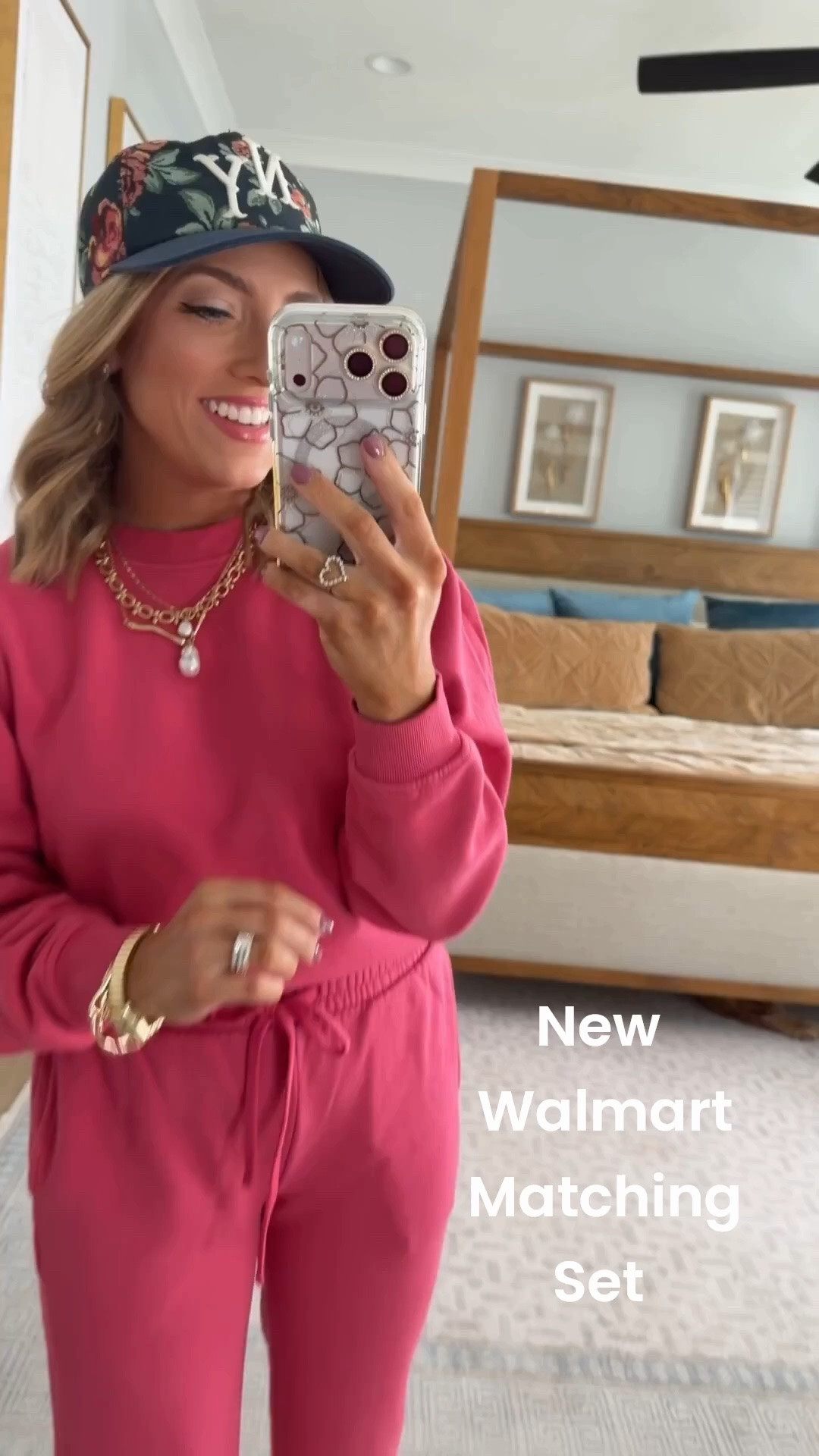 This COLOR!! 💕 Walmart fashion is seriously bringing the cutest new arrivals right now! This pink matching set is the perfect mix of cute + comfy, and I love how elevated it looks styled with clogs, layered gold jewelry and a fun printed hat. Such an easy Walmart outfit for errands, travel days, school drop-off or everyday wear!

If you love affordable Walmart fashion finds, matching sets and comfy outfits that still look put together, this one needs to be on your radar! 💗

#walmartfashion #walmartfinds #walmartnewarrivals #walmartstyle #walmartoutfit #affordablefashion #matchingoutfit #matchingset #comfystyle #casualoutfit #everydaystyle #momstyle #outfitinspo

#LTKmomlife #LTKootd #LTKPetite