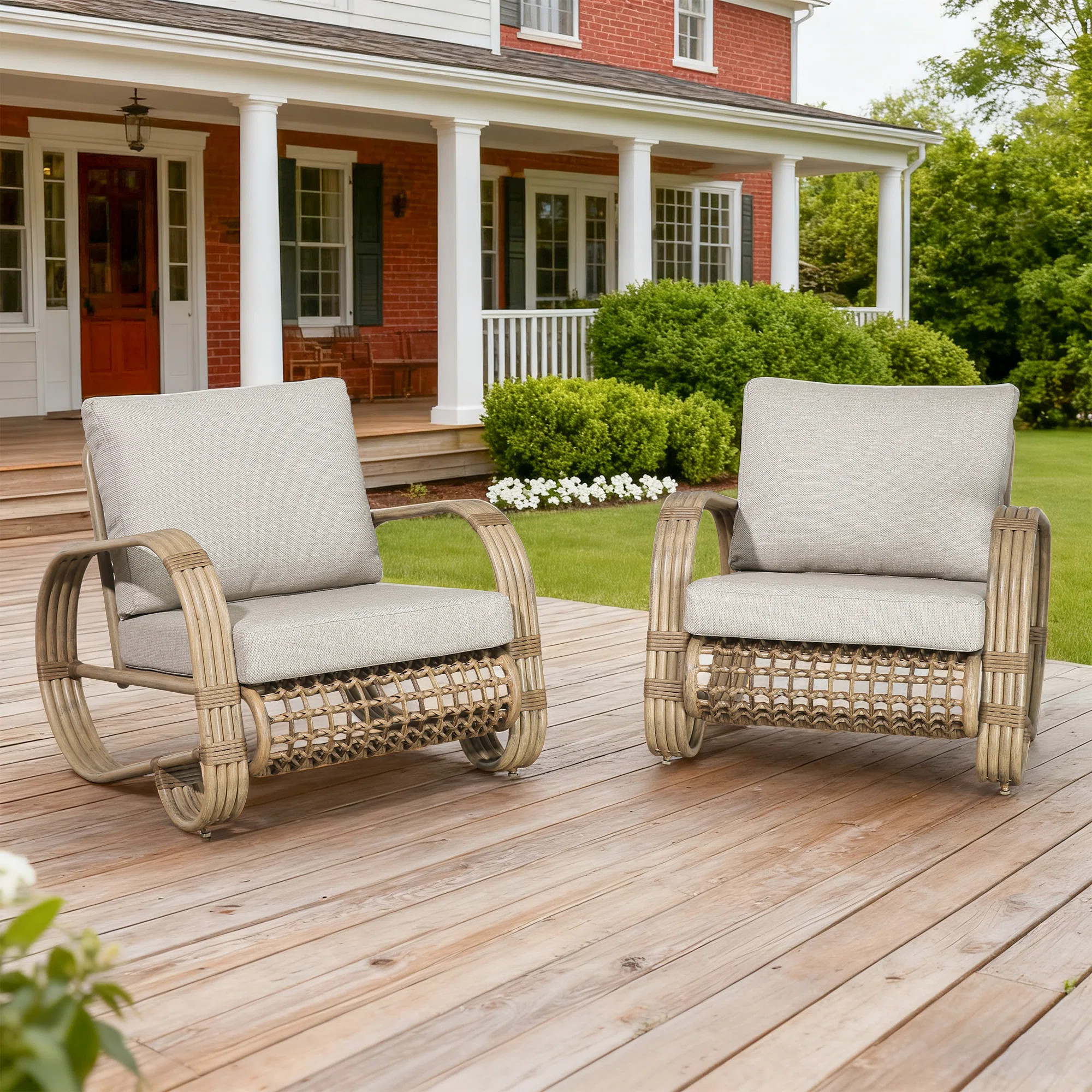 Spy Outdoor Lounge Chair (Set of 2) | Wayfair North America