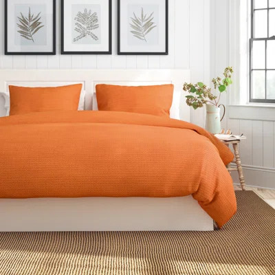 Felix Cotton Waffle Duvet Set | Wayfair North America
