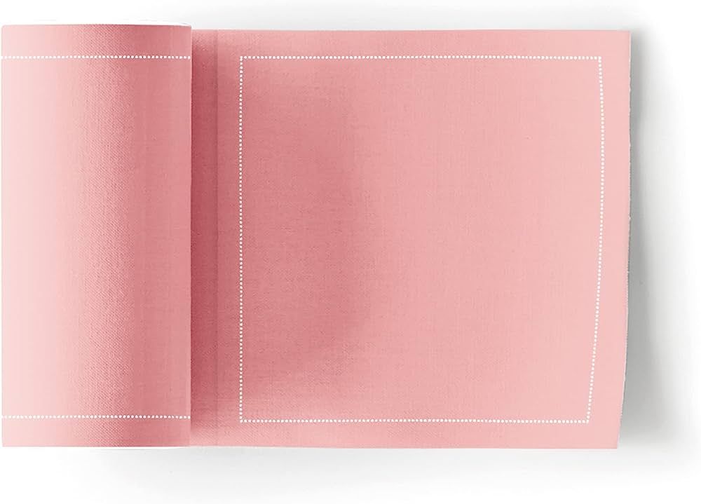 MY DRAP Basics Cotton Cocktail Napkin, Dusty Pink, 50 Units per roll | Amazon (US)