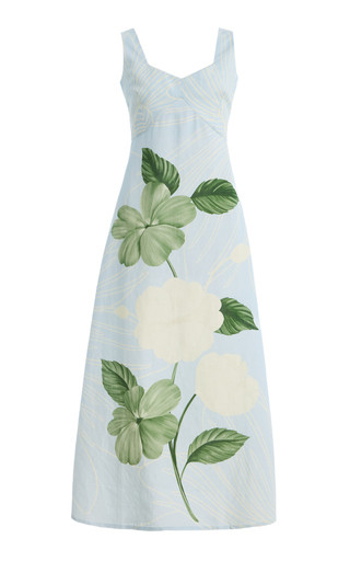 Summer Cotton-Linen Maxi Dress | Moda Operandi (Global)