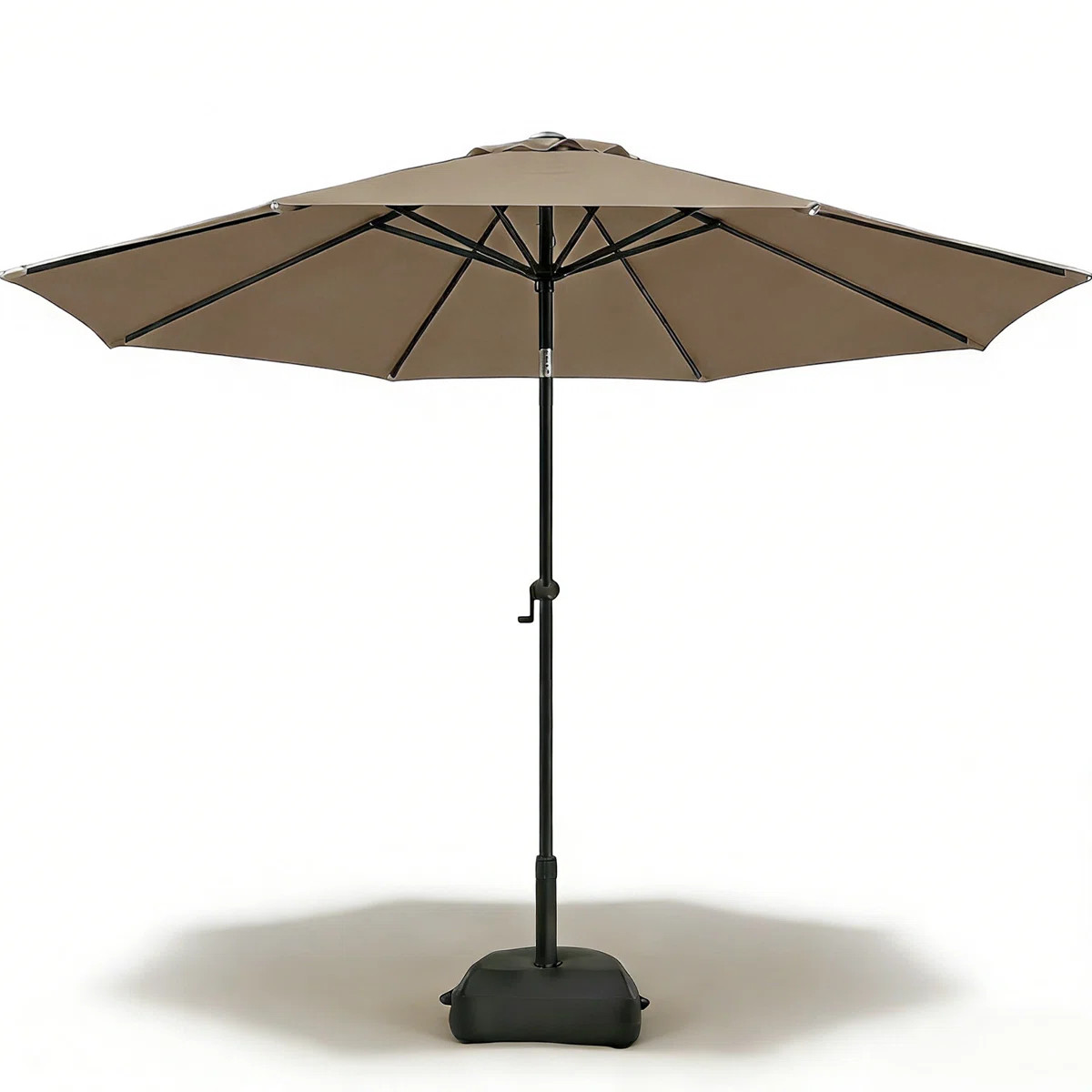 10 ft. Market Patio Umbrella with Base & Push Button Tilt | Wayfair North America