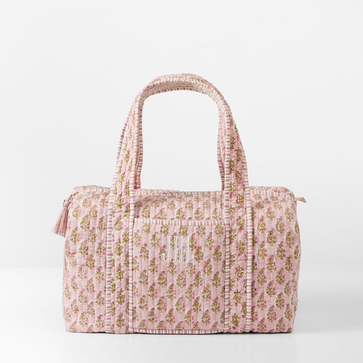 Block Print Quilted Overnighter | Mark and Graham